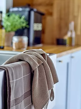 SOEDAHL | Strofinaccio 50x70cm MINIMAL Grigio Pietra | hellbraun